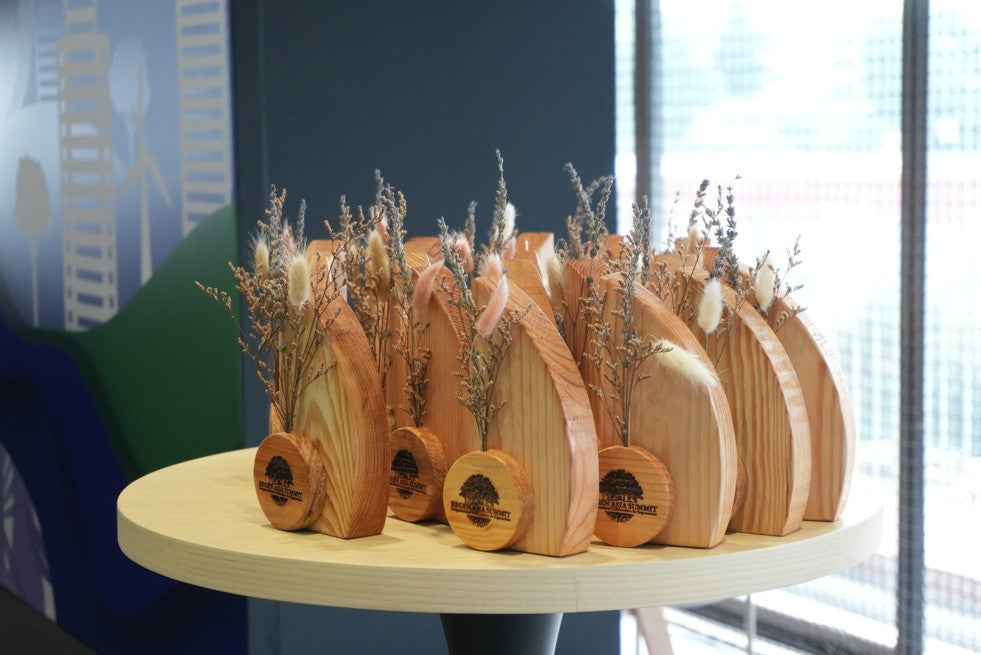 Upcycled Wooden Trophies