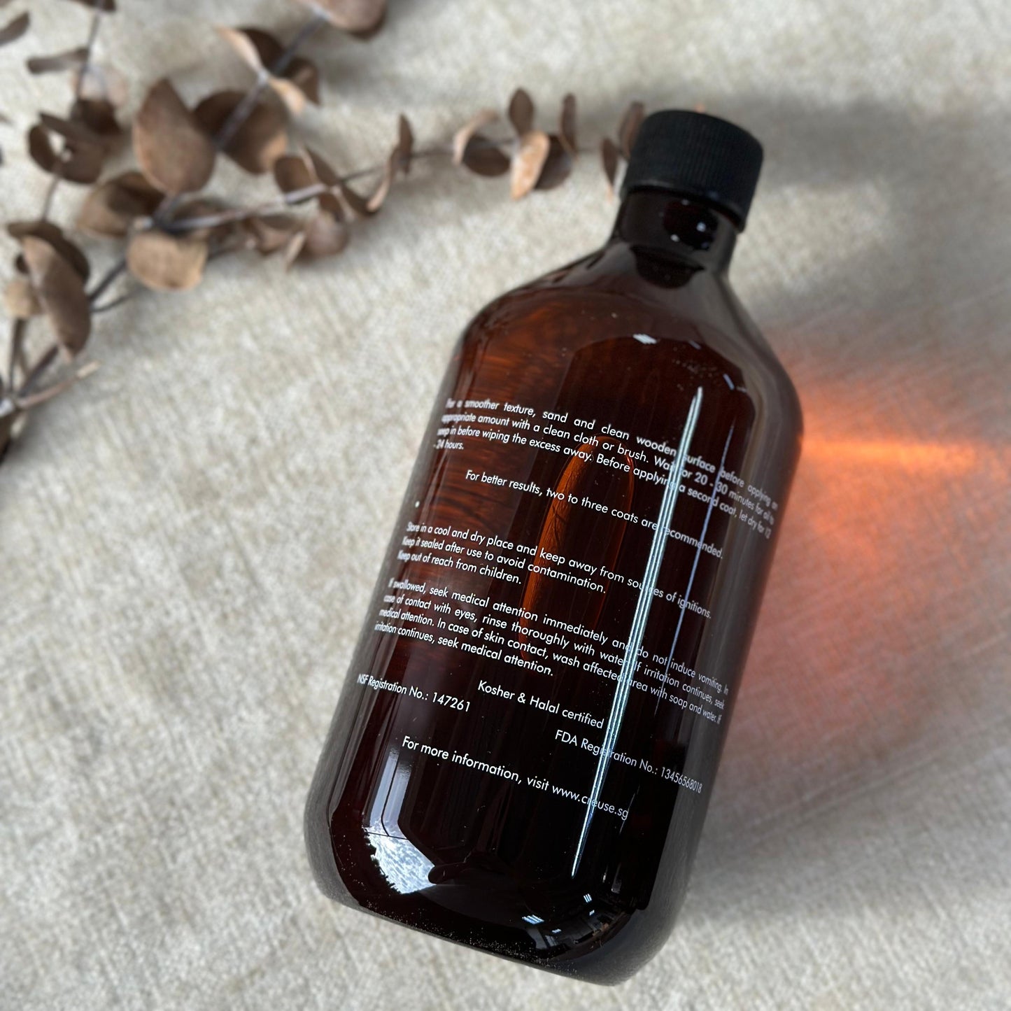 Food Grade White Mineral Oil (500ml) - Self Collection