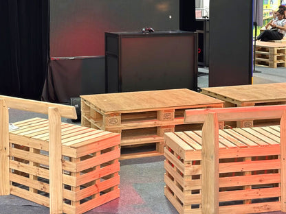 Upcycled Crates Benches
